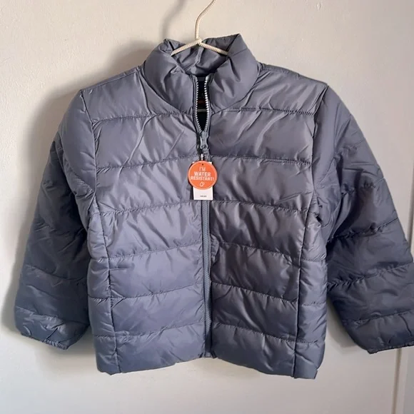NWT Boys Cozy Quilted Outdoors Puffer Jacket - The Children’s Place - Picture 1 of 11